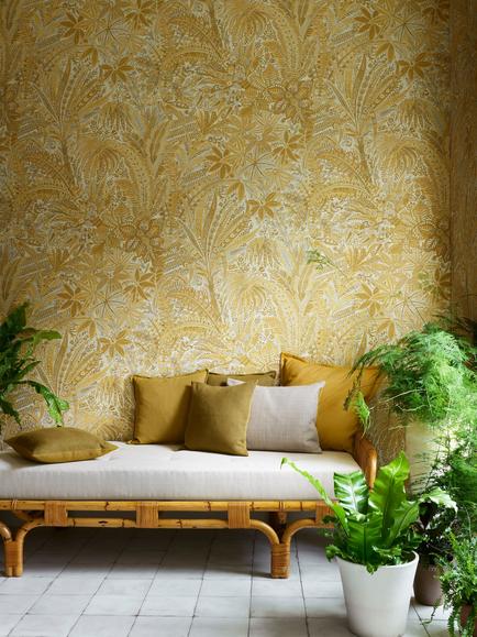 Liberty London Cypress Voyage Wallpaper - view 2, Fennel