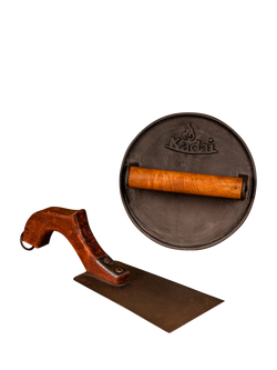 Kadai Burger Press & BBQ Tool, Black