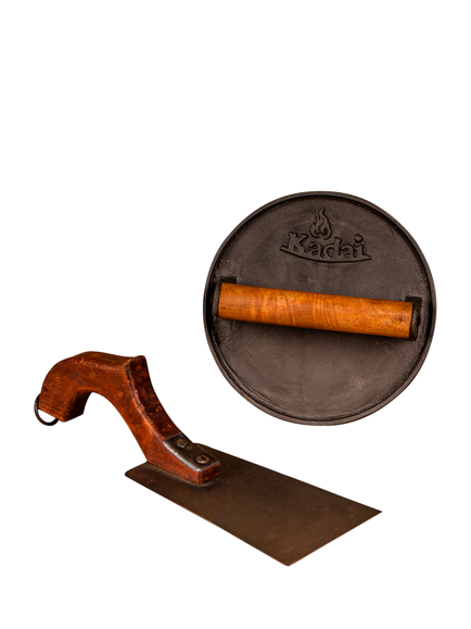 Kadai Burger Press & BBQ Tool, Black