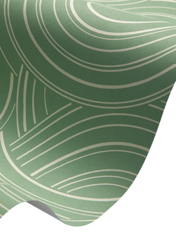 Liberty London Endless Knots Wallpaper - view 2, Artichoke