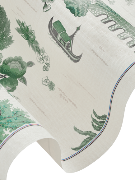 Liberty London Floating Palace Wallpaper - view 2, Jade