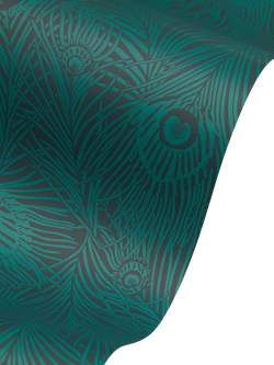 Liberty London Hera Plume Wallpaper - view 2, Jade