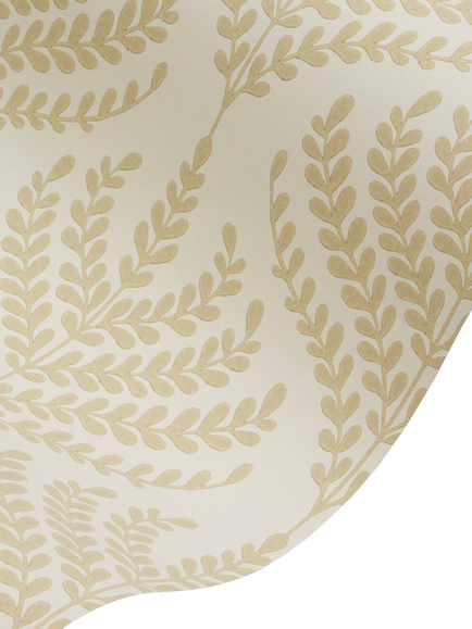 Liberty London Paisley Fern Wallpaper - view 2, Fennel