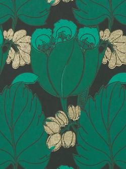 Liberty London Regency Tulip Wallpaper, Jade