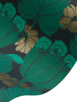 Liberty London Regency Tulip Wallpaper - view 2, Jade