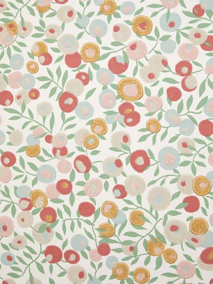 Liberty London Wiltshire Blossom Wallpaper, Fennel