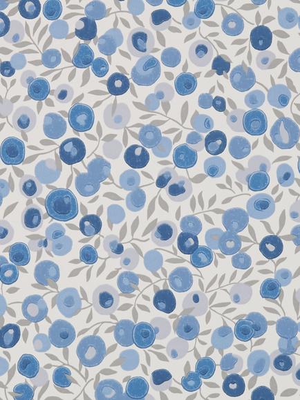 Liberty London Wiltshire Blossom Wallpaper, Lapis