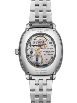 Raymond Weil Men's Toccata Heritage 38 Calibre RW4100 Mechanical Stainless Steel Bracelet Strap Watch, Silver/Blue - view 2, Silver/Blue