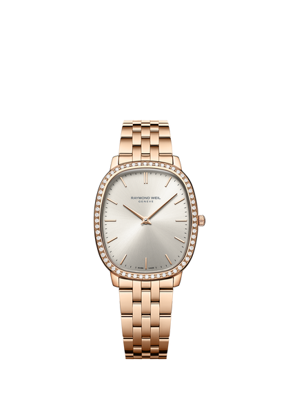 Raymond Weil Women's Toccata Heritage 36 Quartz Stainless Steel Bracelet Strap Watch, Gold/Silver, Gold/Silver
