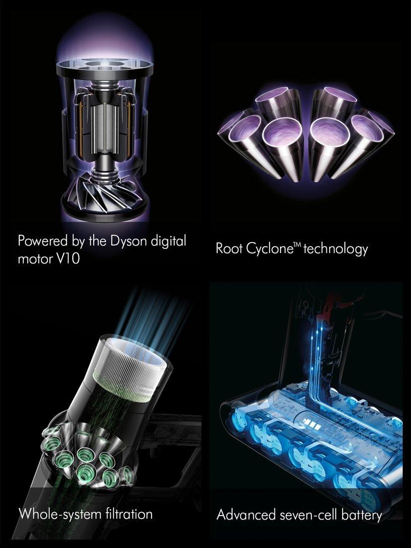 Dyson V10 Submarine Cordless Vacuum Cleaner, Nickel/Copper