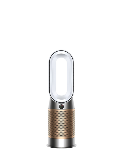 Dyson Purifier Hot+Cool HP2 De-Nox Purifying Fan Heater, White/Gold, White/Gold