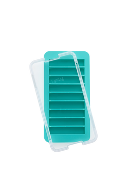 Lékué Ice Cube Stick Tray with Lid, 9 Cube, Turquoise, Turquoise