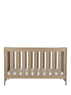 CuddleCo Burford Cot Bed, Oak, Oak