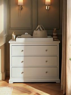 CuddleCo Beaumont Changing Table Dresser, White - view 2, White