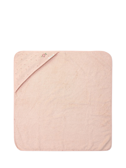 Little Dutch Hooded Towel, Blossom - view 2, Blossom