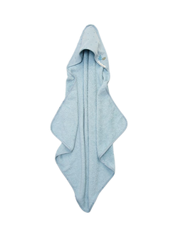 Little Dutch Hooded Towel, Blue, Blue