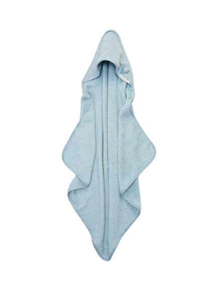 Little Dutch Hooded Towel, Blue, Blue