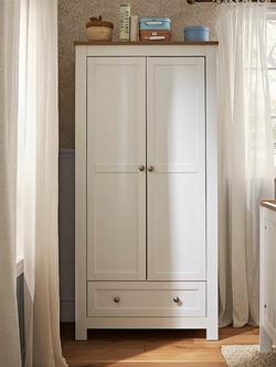 CuddleCo Burford Double Wardrobe, White & Oak - view 2, White & Oak