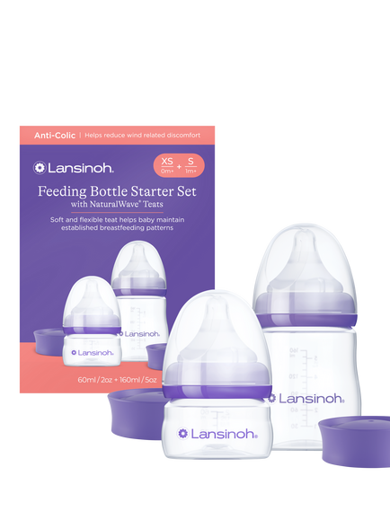Lansinoh NaturalWave™ Feeding Bottle Starter Set, Multi