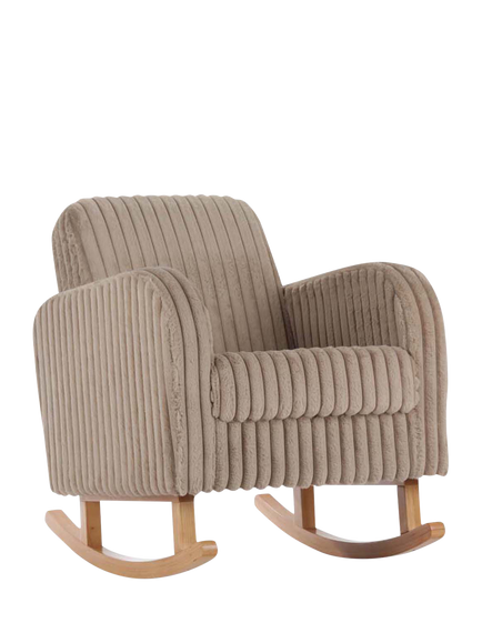 CuddleCo Etta Faux Fur Nursing Chair, Brown