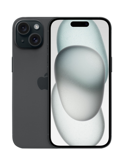 REFURBISHED Apple iPhone 15, iOS, 6.1", 5G, SIM Free, 512GB, Excellent, Black