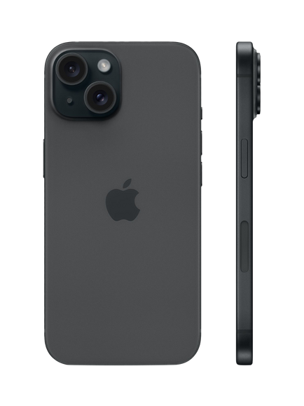 REFURBISHED Apple iPhone 15, iOS, 6.1", 5G, SIM Free, 512GB, Excellent - view 2, Black
