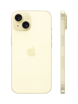 REFURBISHED Apple iPhone 15, iOS, 6.1", 5G, SIM Free, 512GB, Excellent - view 2, Yellow