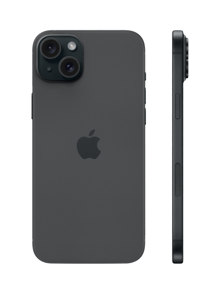 REFURBISHED Apple iPhone 15 Plus, iOS, 6.7", 5G, SIM Free, 256GB, Excellent - view 2, Black
