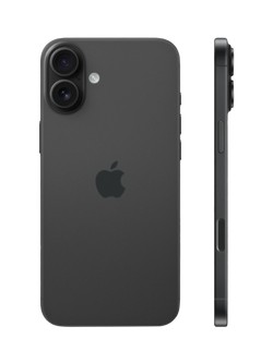 REFURBISHED Apple iPhone 16, iOS, 6.1", 5G, SIM Free, 512GB, Excellent - view 2, Black