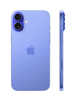 REFURBISHED Apple iPhone 16 Plus, iOS, 6.7", 5G, SIM Free, 256GB, Excellent - view 2, Ultramarine Blue
