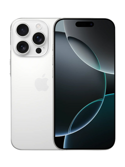 REFURBISHED Apple iPhone 16 Pro, iOS, 6.3", 5G, SIM Free, 1TB, Excellent, White Titanium