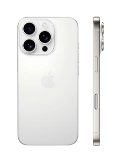 REFURBISHED Apple iPhone 16 Pro, iOS, 6.3", 5G, SIM Free, 1TB, Excellent - view 2, White Titanium
