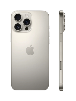 REFURBISHED Apple iPhone 16 Pro, iOS, 6.3", 5G, SIM Free, 512GB, Excellent - view 2, Natural Titanium