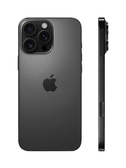 REFURBISHED Apple iPhone 16 Pro, iOS, 6.3", 5G, SIM Free, 512GB, Excellent - view 2, Black Titanium