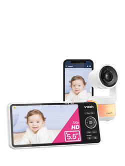VTech RM6767HD 5.5" Colour Smart Video Baby Monitor, Multi