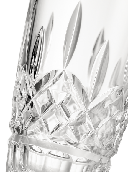 Waterford Crystal Lismore Cut Glass Cocktail Shaker & 2 Martini Glasses Gift Set - view 2, Clear