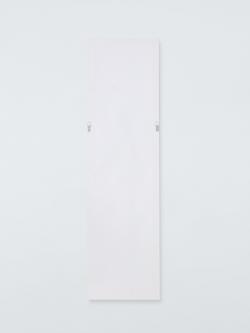 John Lewis Classic Rectangular Wall Mirror, 117 x 27cm, Black - view 2, Black