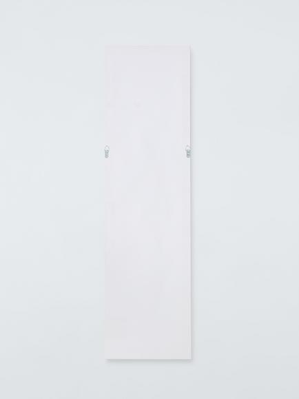 John Lewis Classic Rectangular Wall Mirror, 117 x 27cm, Black - view 2, Black