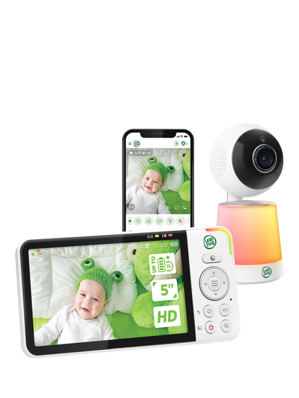 LeapFrog LF4915HD 5" Smart Wi-Fi Video Baby Monitor, Multi