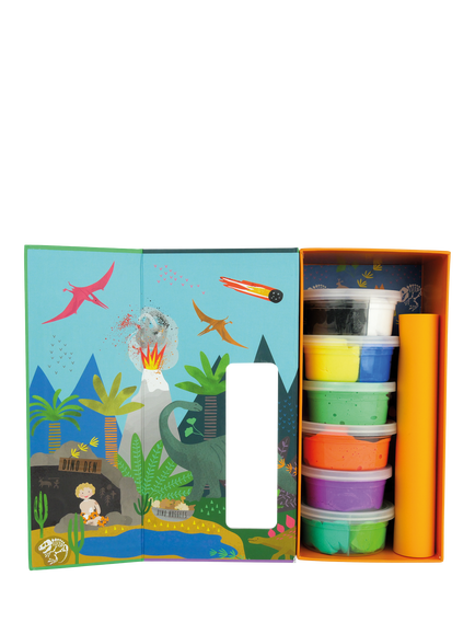 Floss & Rock Clay & Play Dinosaur - view 2, Multi