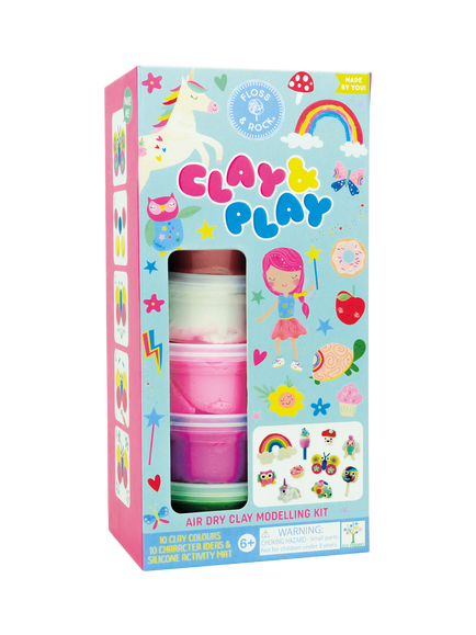 Floss & Rock Clay & Play Rainbow Fairy, Multi
