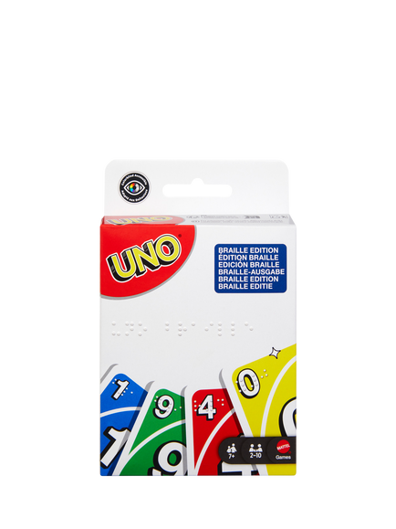 Mattel UNO Braille Card Game, Multi