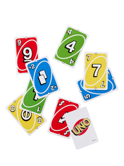 Mattel UNO Braille Card Game - view 2, Multi