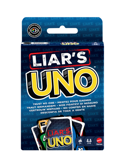Mattel UNO Liars Card Game, Multi