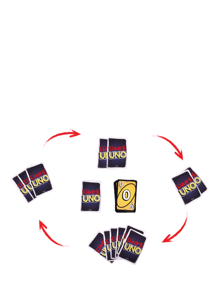 Mattel UNO Liars Card Game - view 2, Multi