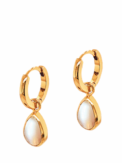 Ivory & co. Luxe Bridal Freshwater Pearl Drop Earrings, Yellow Gold, Yellow Gold