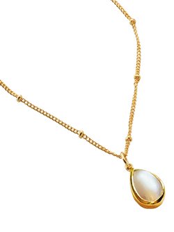 Ivory & co. Luxe Bridal Freshwater Pearl Pendant Necklace, Yellow Gold, Yellow Gold