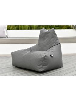 Extreme Lounging Outdoor Brushed Beanbag - view 2, Dark Grey