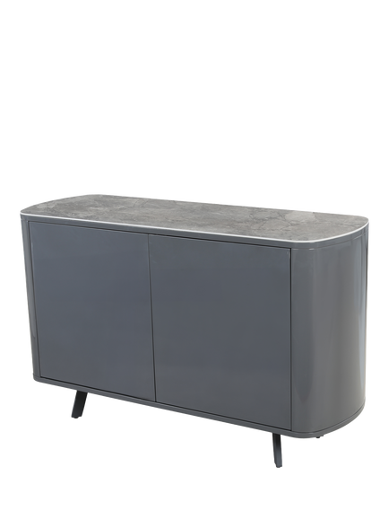 KETTLER Lorenzo 2 Door Sideboard, Grey, Grey