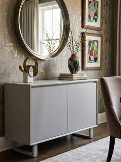KETTLER Oslo 2 Door Sideboard, Grey - view 2, White
